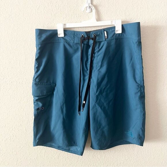 The North Face Shorts Mens Blue Swim Trunks Pool Beach Outdoor Size 38 - Picture 1 of 8